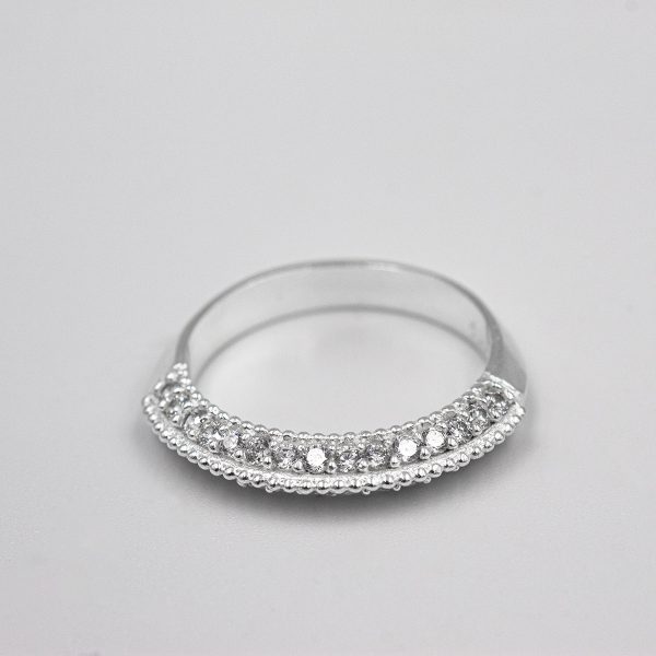 Anillo plata 925 con zirconia