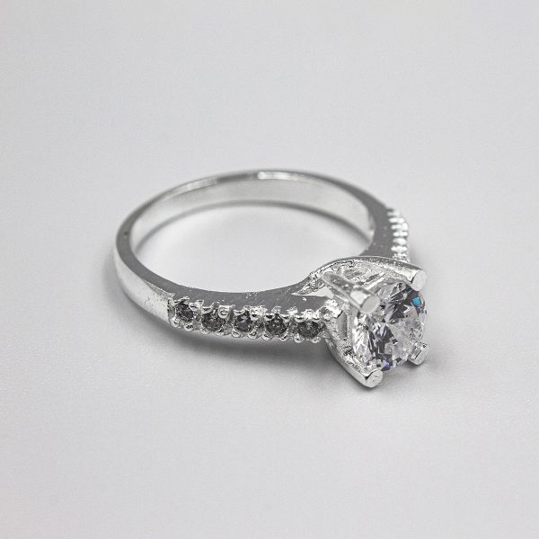 Anillo plata 925 con zirconia