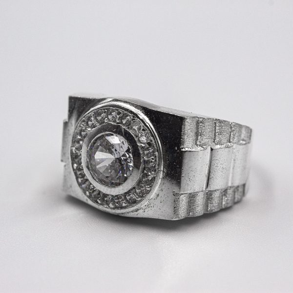 Anillo de plata 925 con zirconias